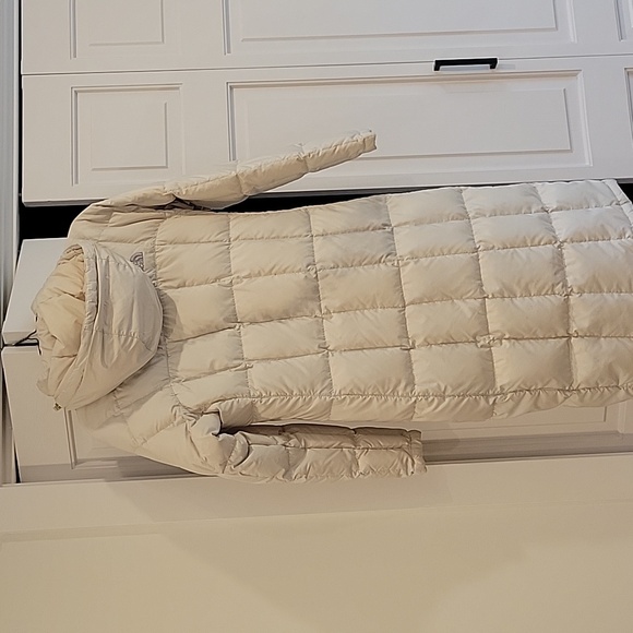 GUC North Face Womens Cream Coat M - Picture 6 of 11